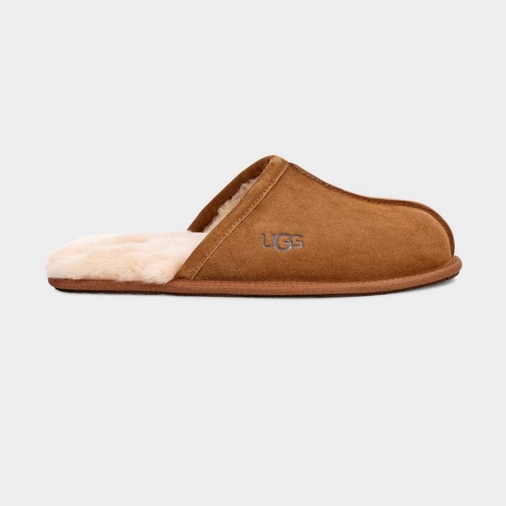 UGG Men's Scuff Slipper Size 10 Chestnut NIB